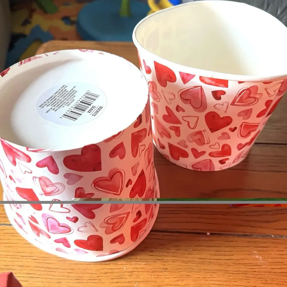 Variety-10pc Valentine Gift Boxes, Buckets-Nesting Boxes-for Jewelry/Candy-New